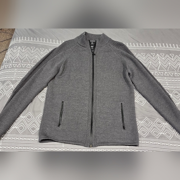 Aether Riley Full Zip Merino Wool Sweater Size Small